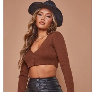 PLT cropped cardigan